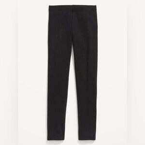 NWOT Old Navy Black Ribbed Girls Pants M (8)